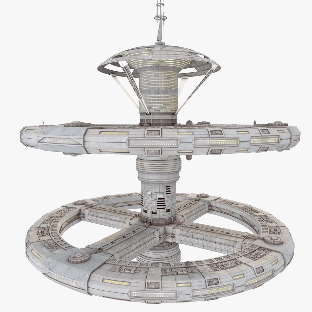 Space station  3D model_1