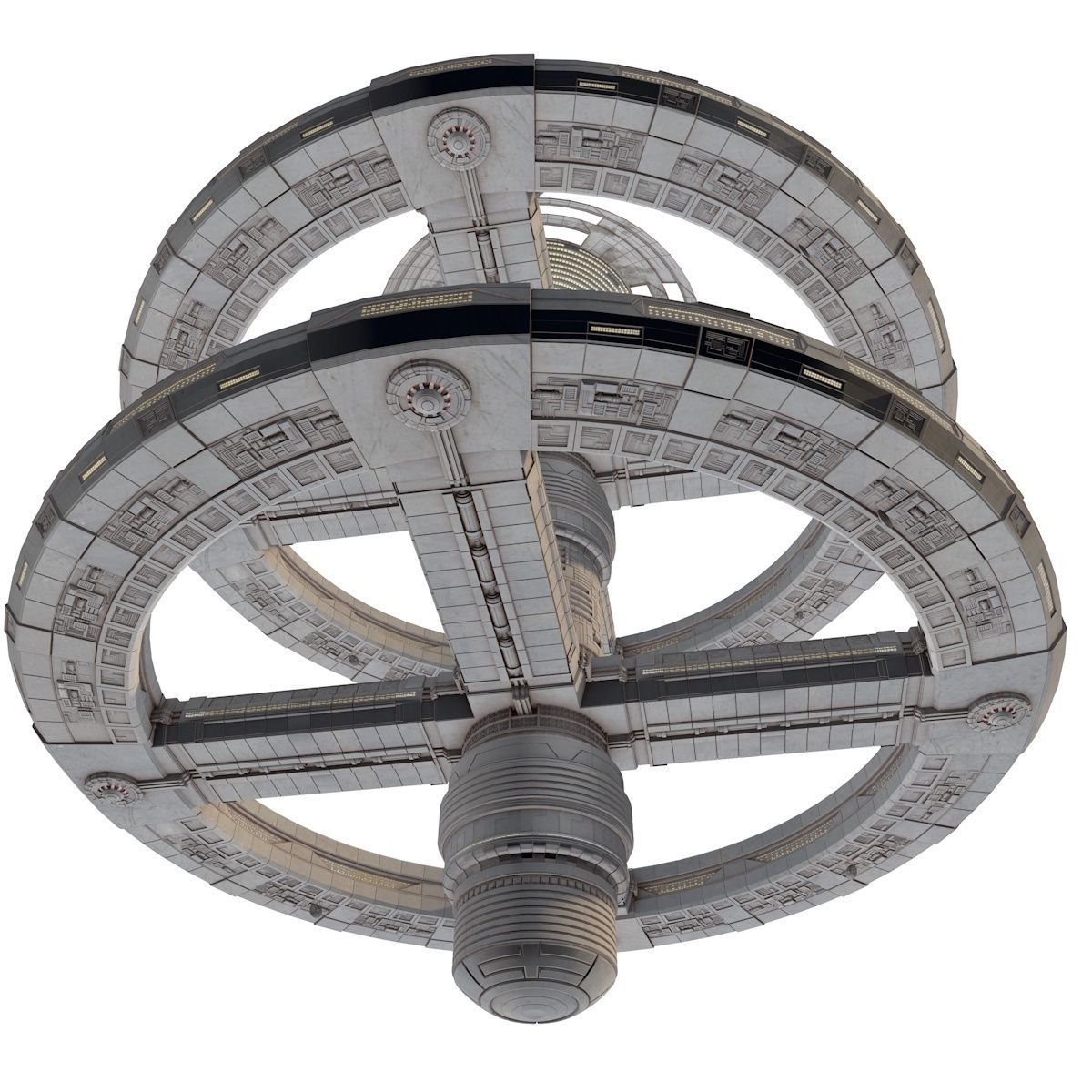 Space station  3D model_6