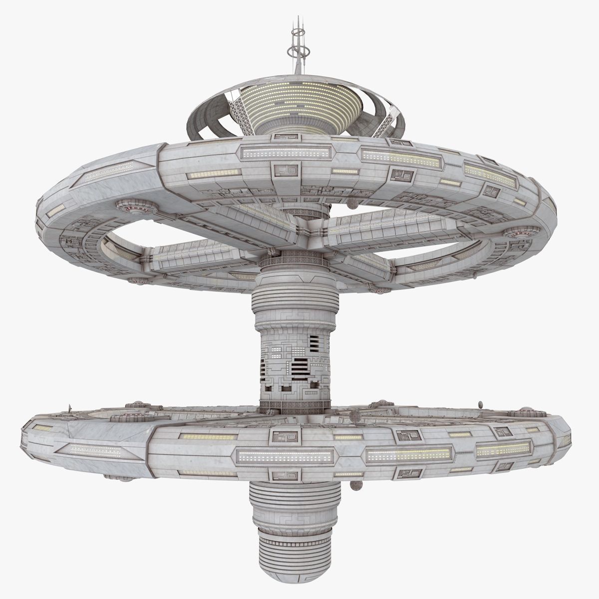 Space station  3D model_2