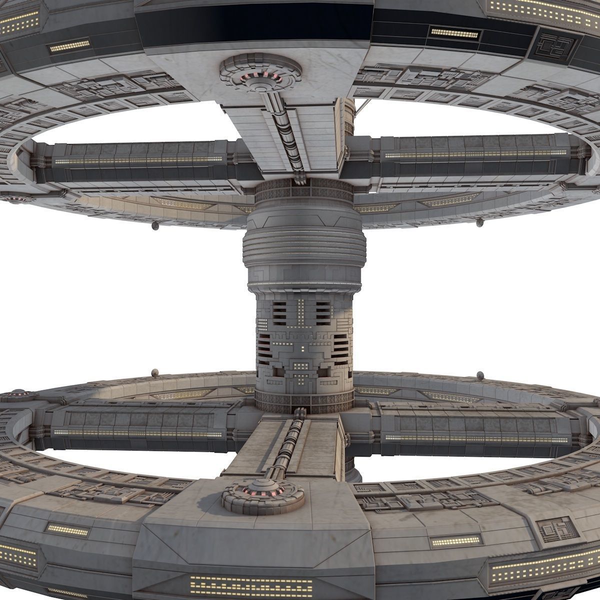 Space station  3D model_3