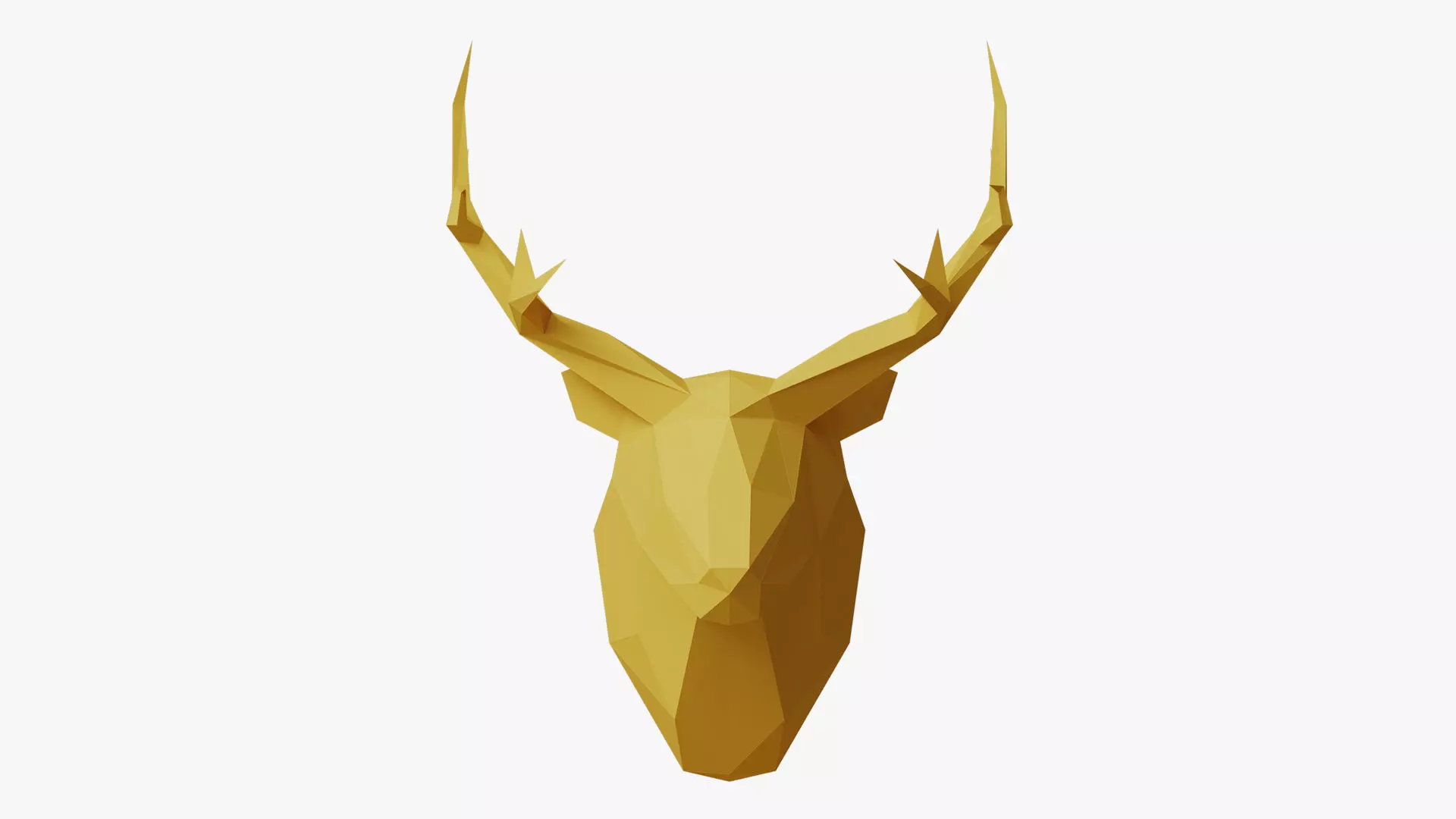DEER PAPER HEAD 3D model_0