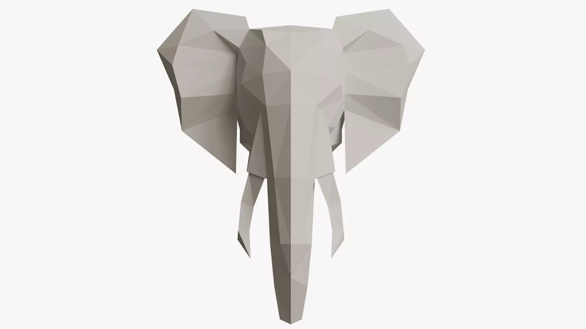 ELEPHANT PAPER HEAD 3D model_0