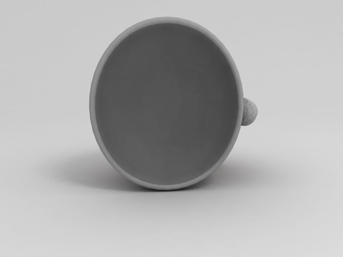 Santa Hat Low-poly 3D model_6