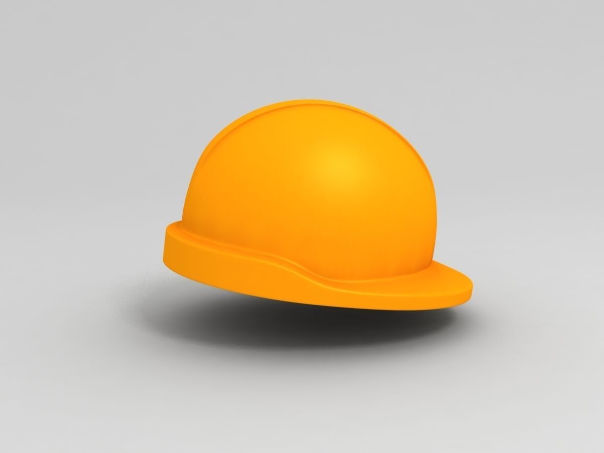 Engineer Helmet Low-poly 3D model_6