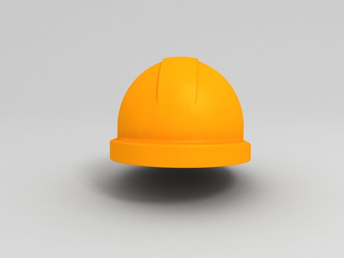 Engineer Helmet Low-poly 3D model_5