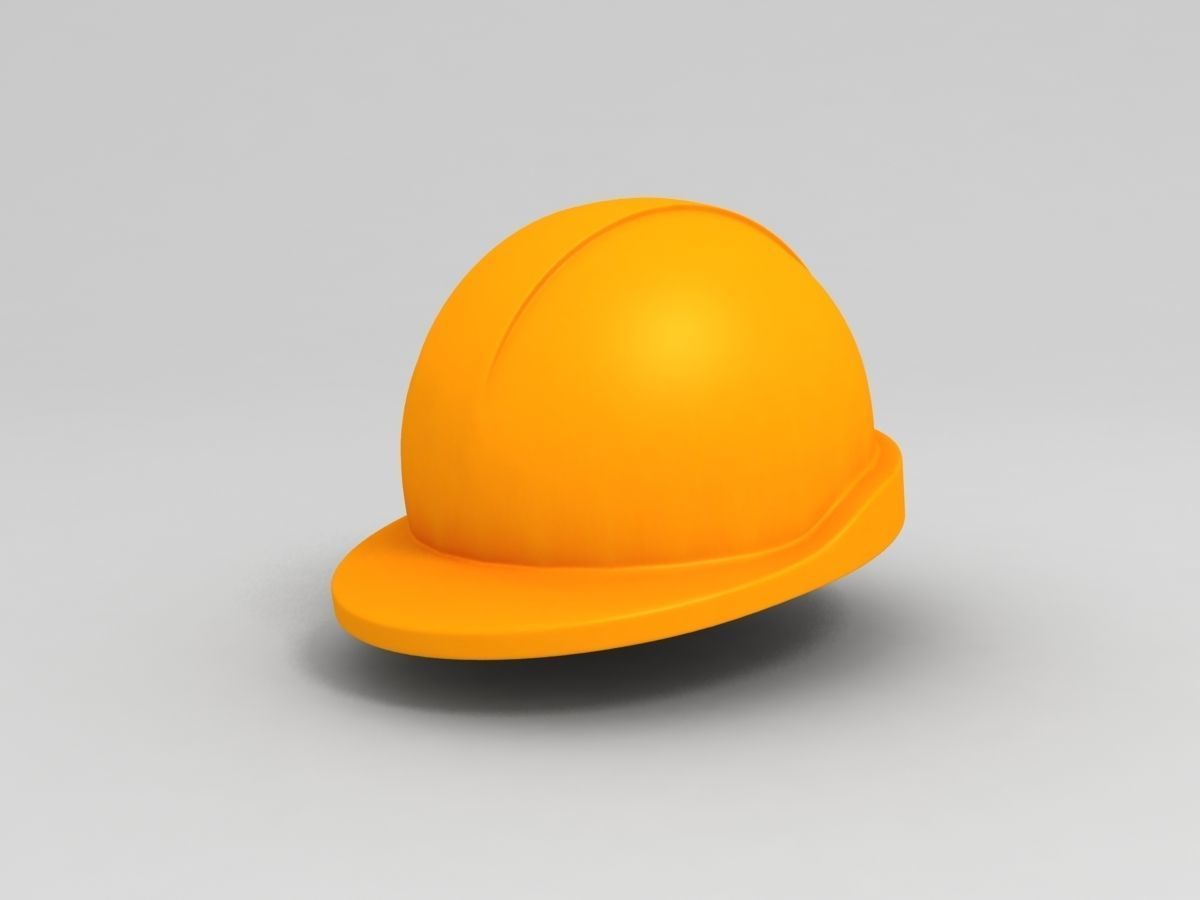 Engineer Helmet Low-poly 3D model_1