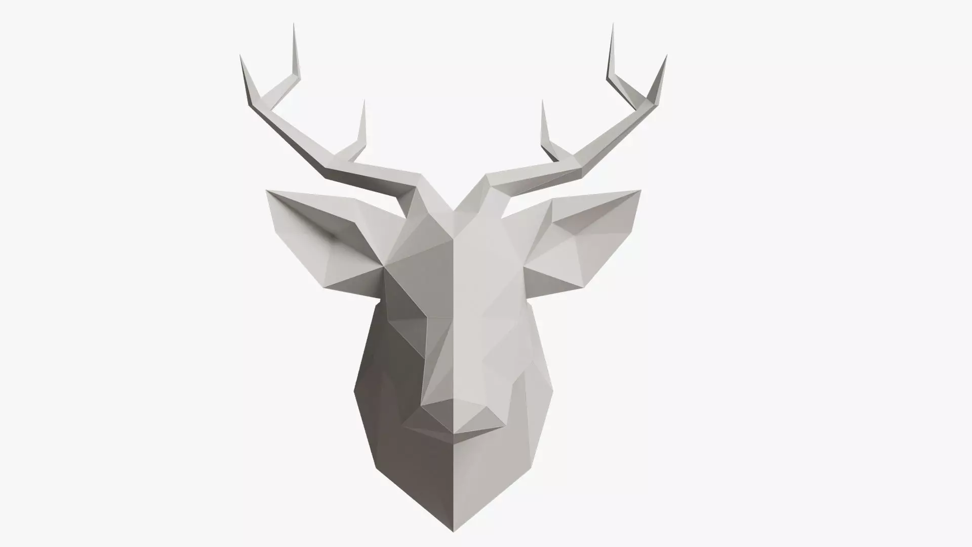 SMOLL DEER PAPER HEAD 3D model_0