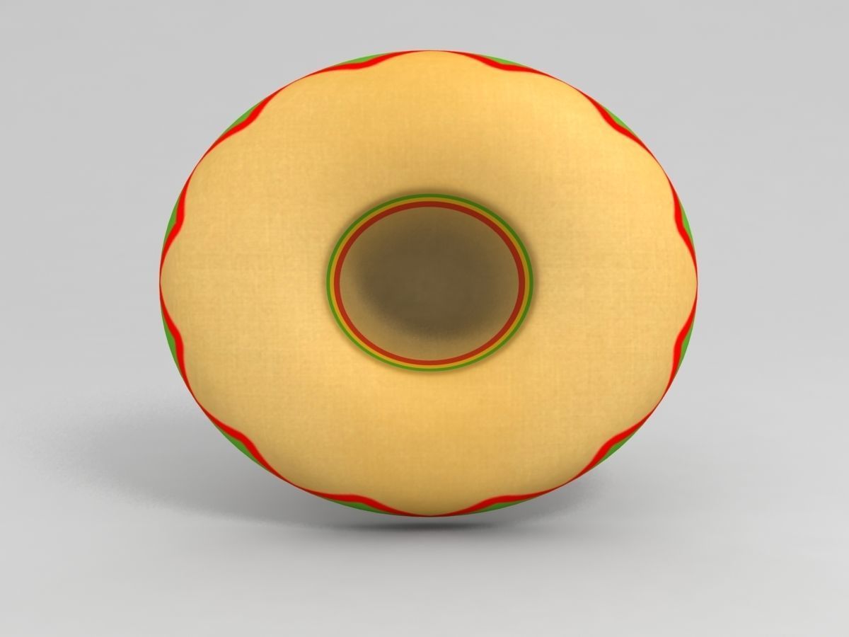 Mexican Hat Low-poly 3D model_5