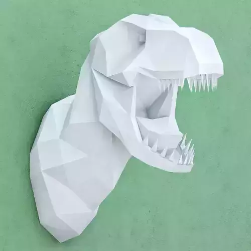 DRACON PAPER HEAD 3D model