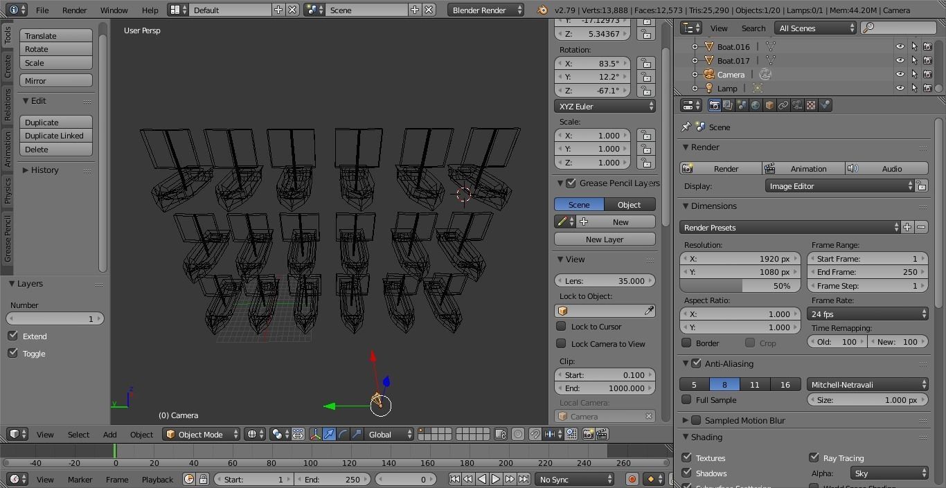 Collection of 18 LowPoly Animated GameReady boat models Low-poly 3D model_8