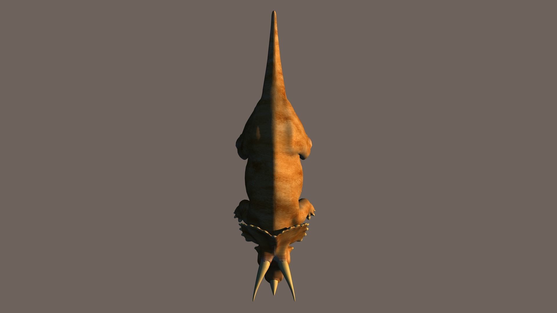 Triceratops dinosaur 3D model_2
