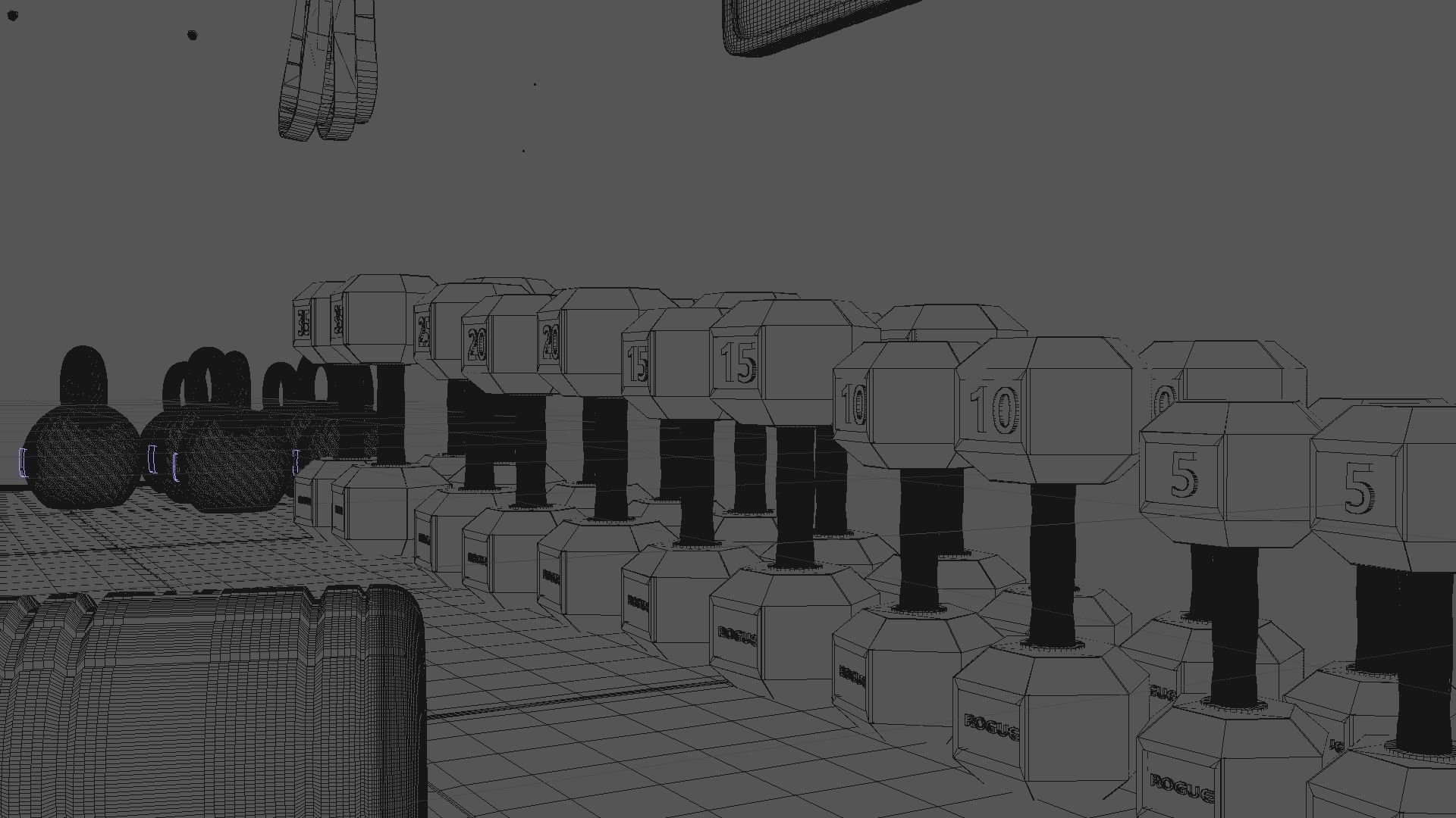 CROSSFIT gym 3D model_7