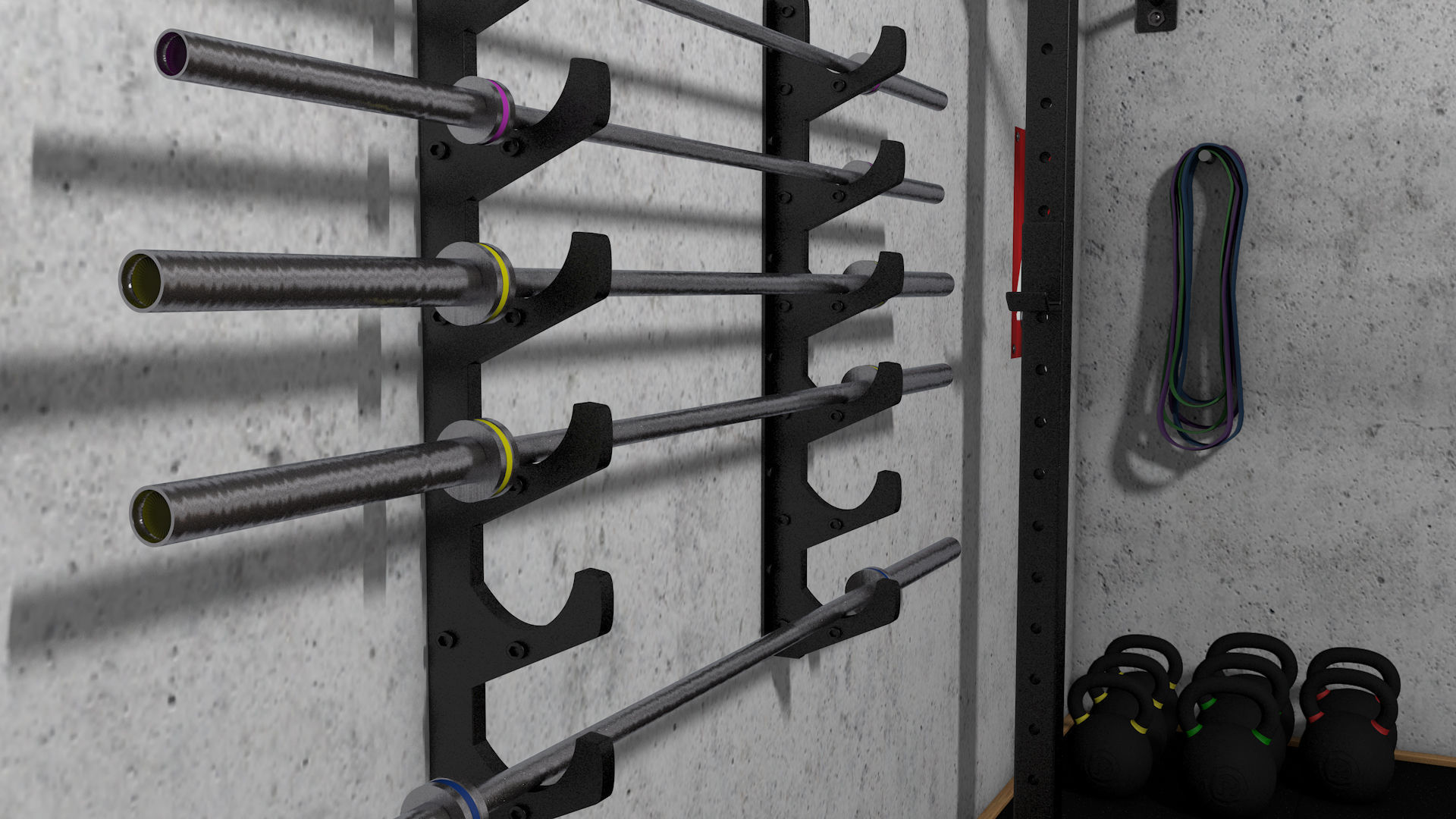 CROSSFIT gym 3D model_14
