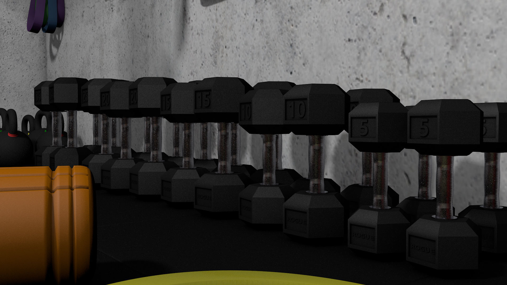 CROSSFIT gym 3D model_6