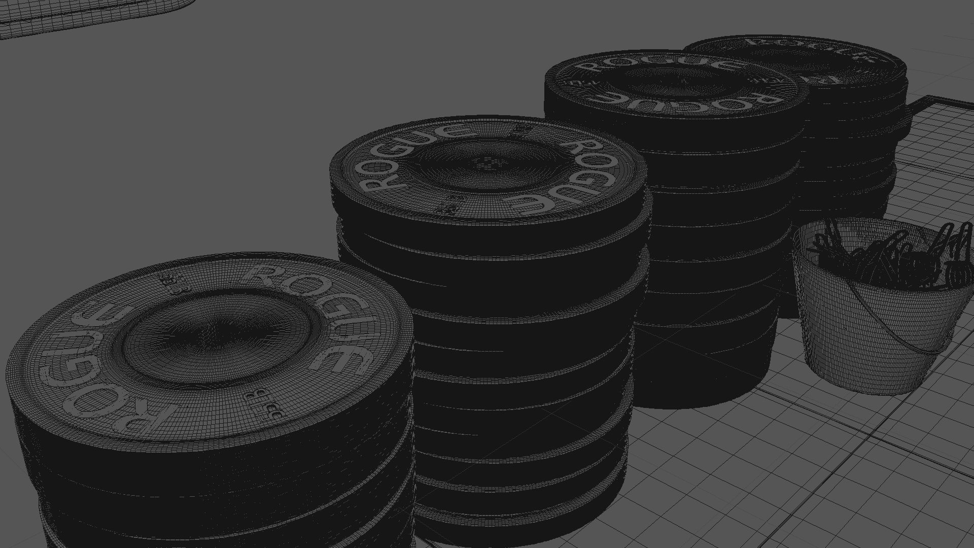 CROSSFIT gym 3D model_9