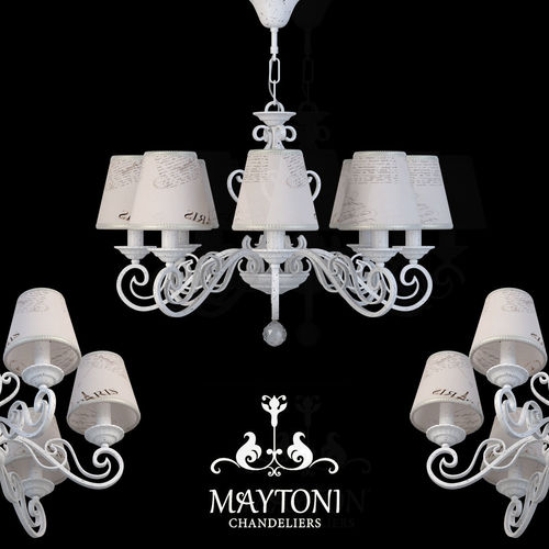 ARM402-08-W Chandelier 3D model