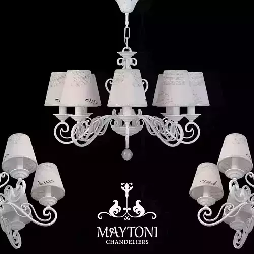 ARM402-08-W Chandelier