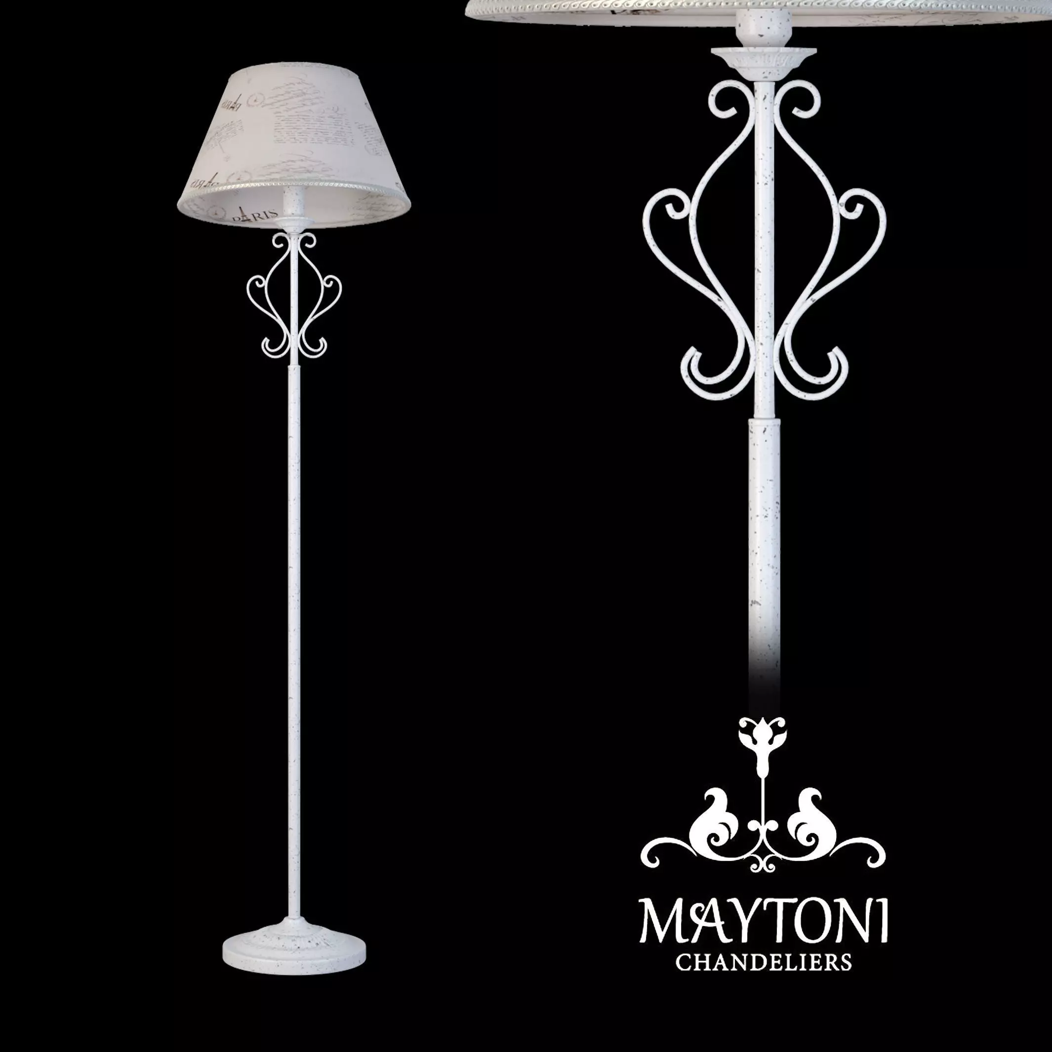 ARM402-11-W Floor lamp 3D model