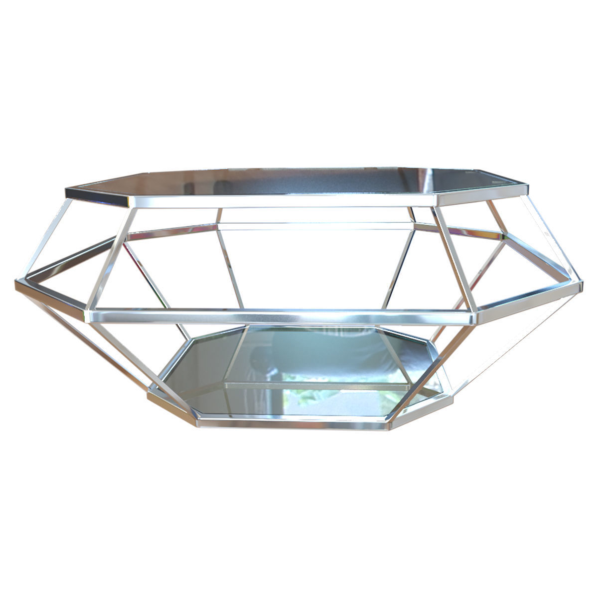 Coffee Table Diamanto Lareto 3D model_3