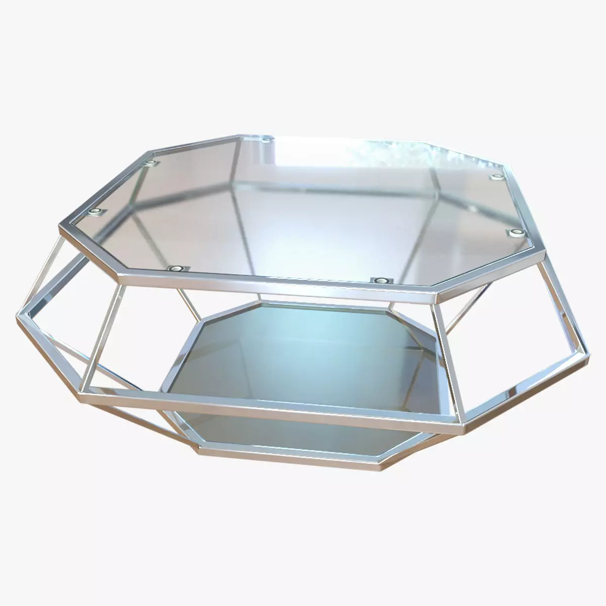 Coffee Table Diamanto Lareto 3D model_0