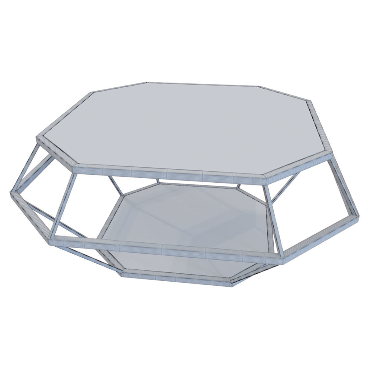 Coffee Table Diamanto Lareto 3D model_7