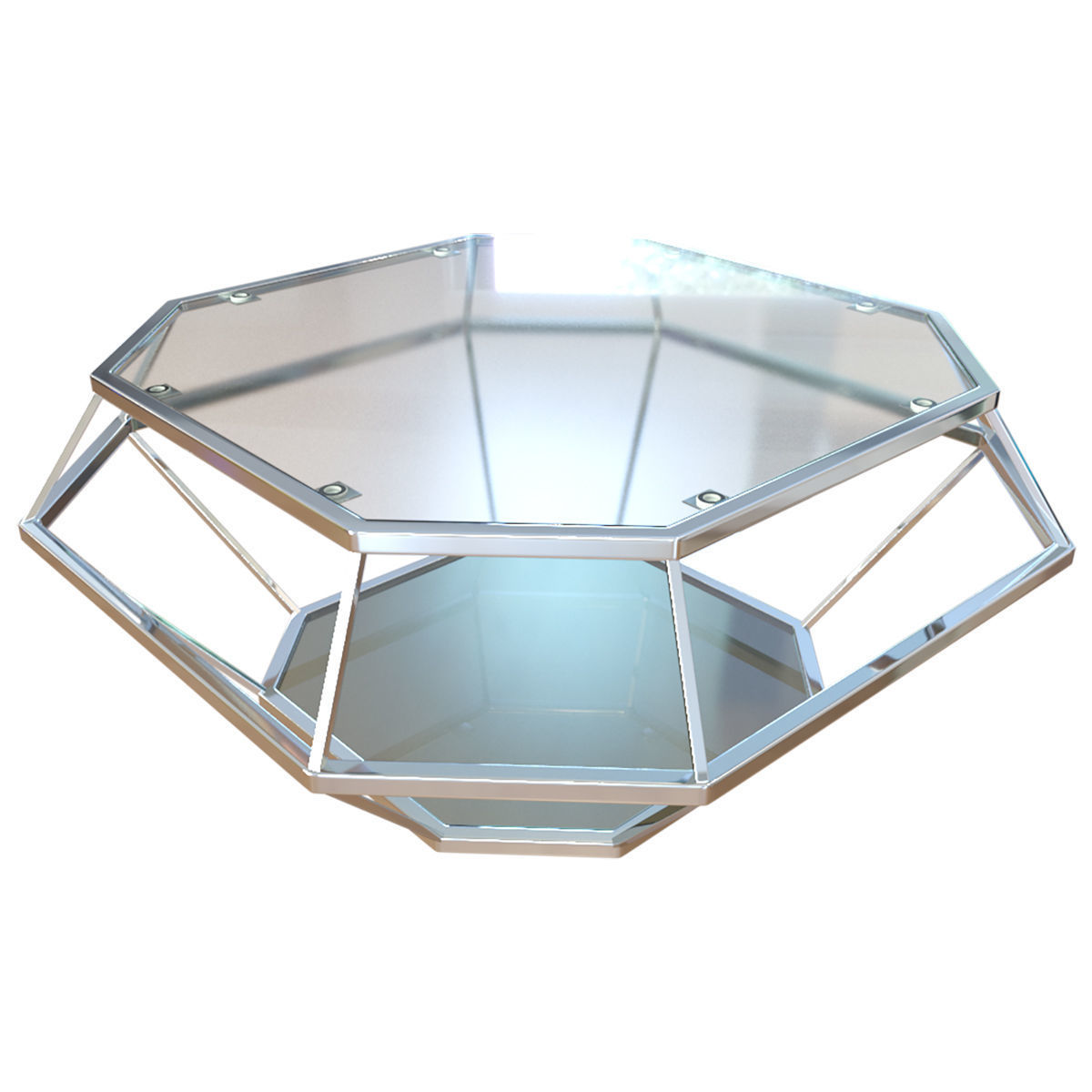 Coffee Table Diamanto Lareto 3D model_4