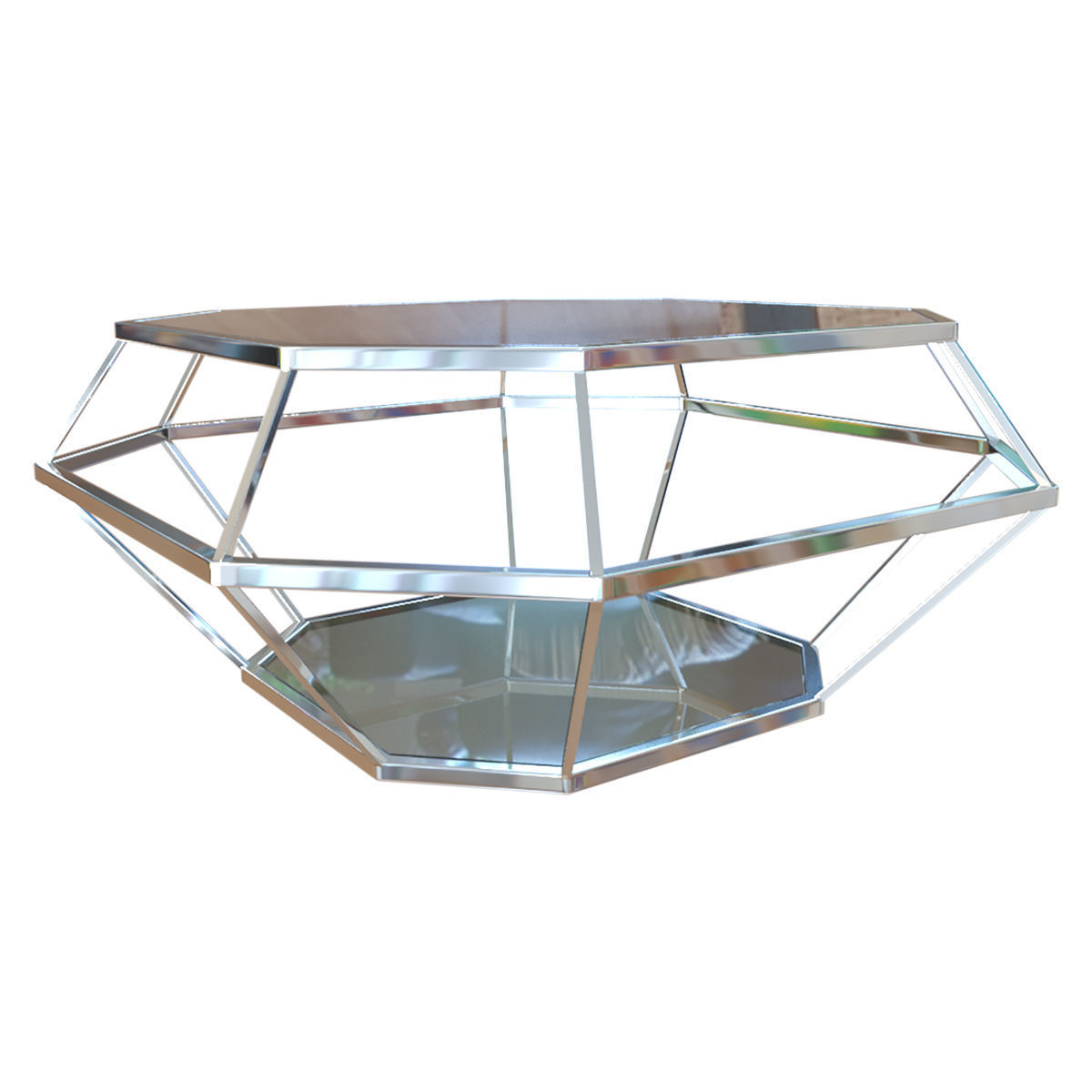 Coffee Table Diamanto Lareto 3D model_2
