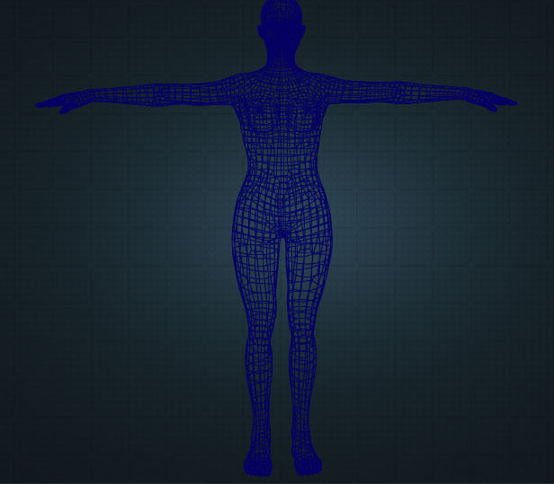 Ready Female Model Realistic 3D model_7