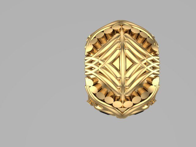 owl charm ball  3D print model_2