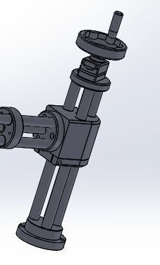 The Xz axis manual adjustment mechanism 3D model_2