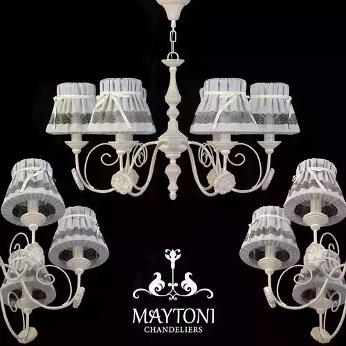 ARM555-06-W Chandelier