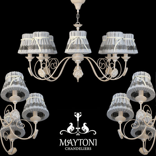 ARM555-08-WChandelier maytoni chandeliers 3D model