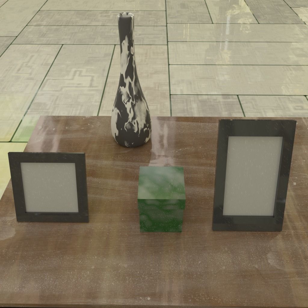 Drawers collection with bonus objects 3D model_43