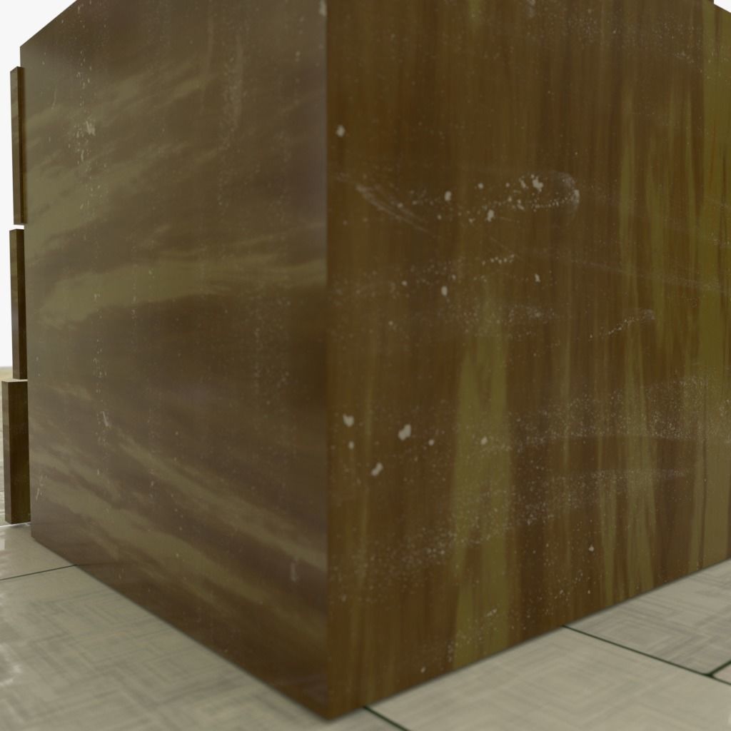 Drawers collection with bonus objects 3D model_21