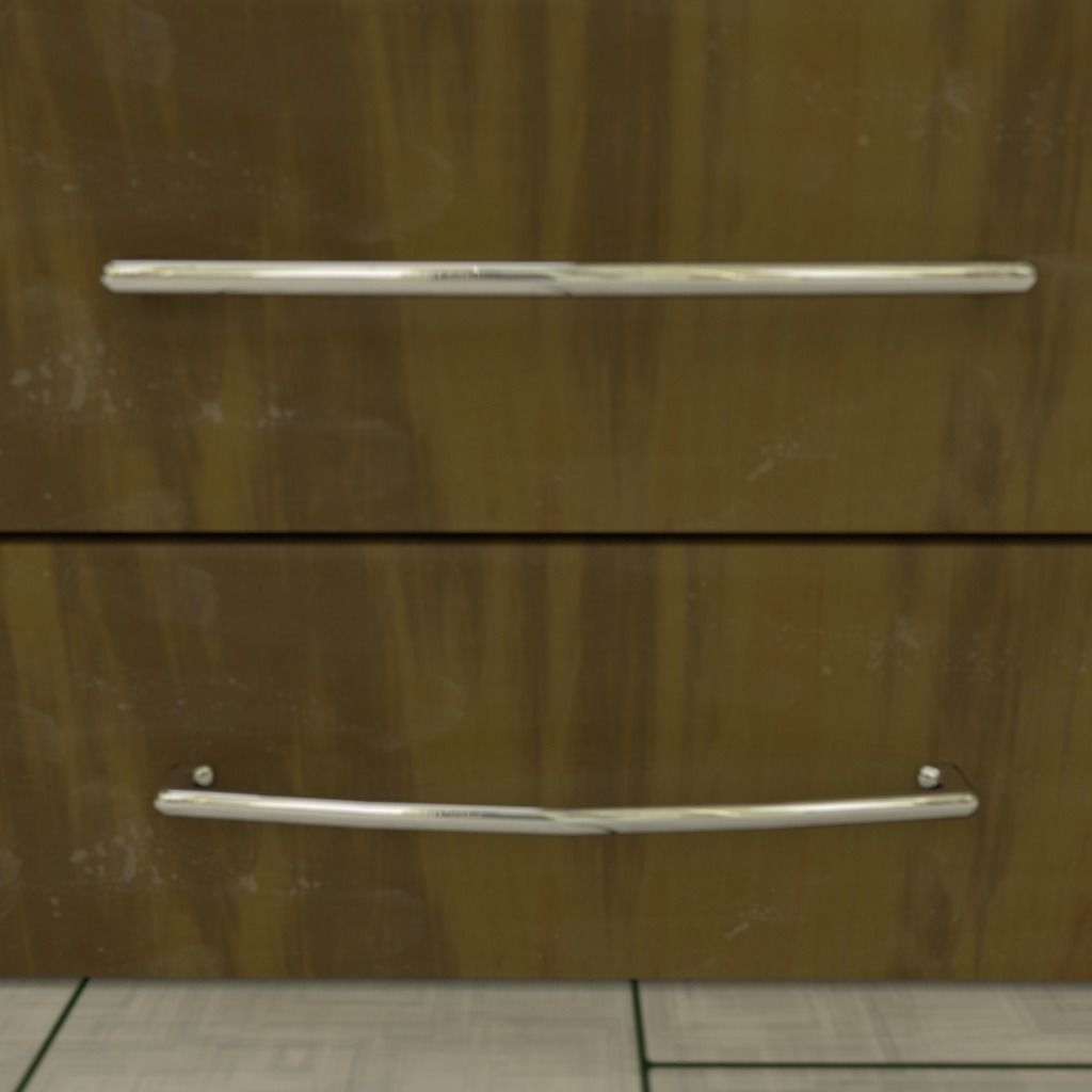 Drawers collection with bonus objects 3D model_6