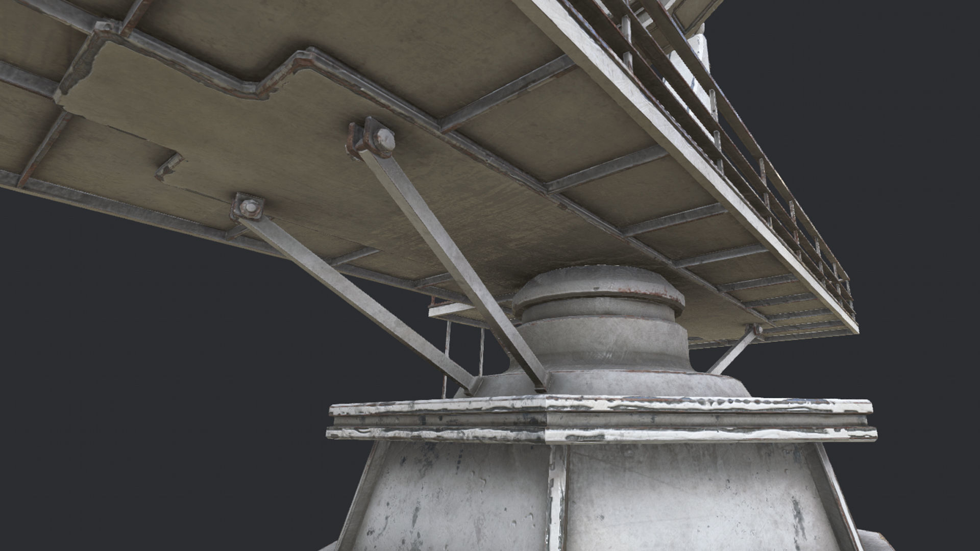 Large Array Radio Telescope PBR Low-poly 3D model_6