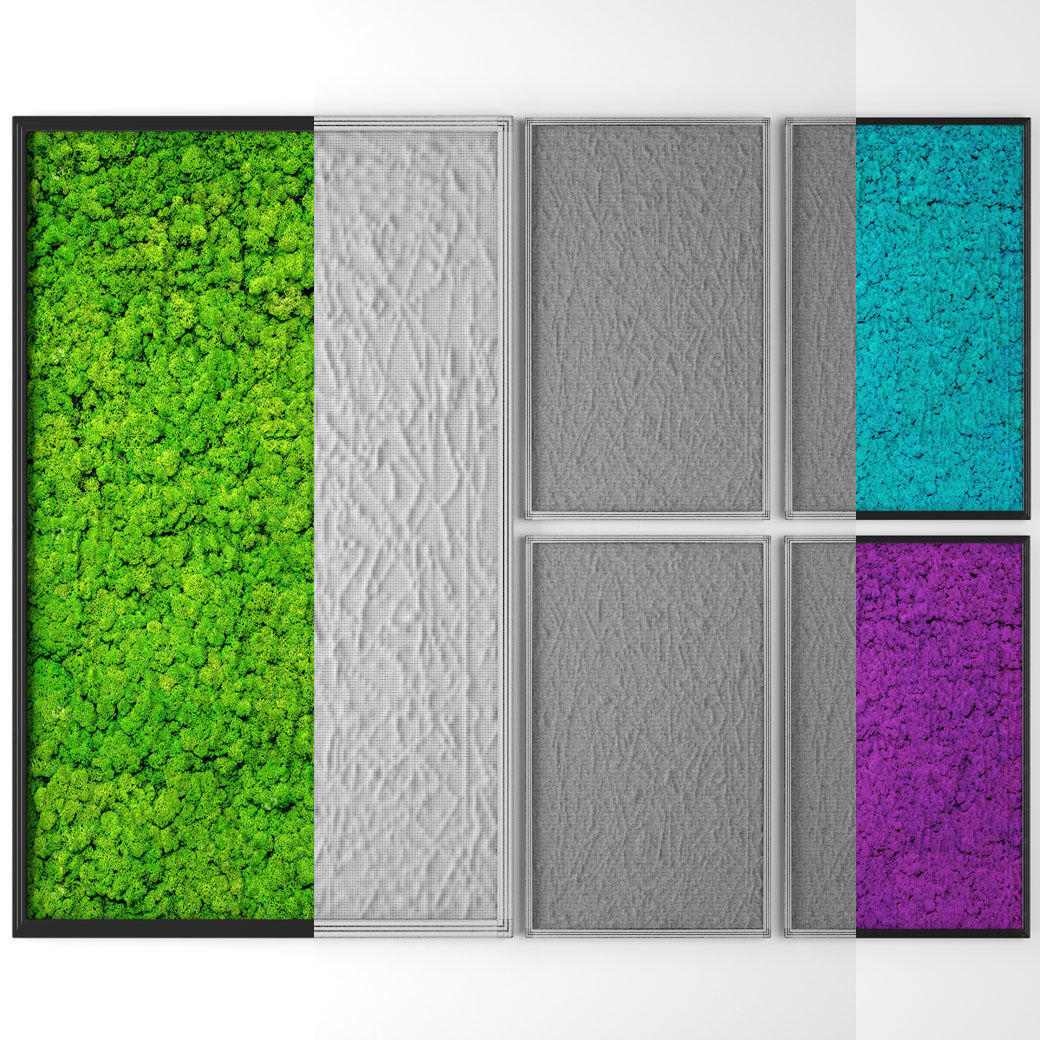 Stabilized moss 3D model_3