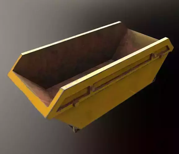 Dumpster or Skip Low-poly 3D model