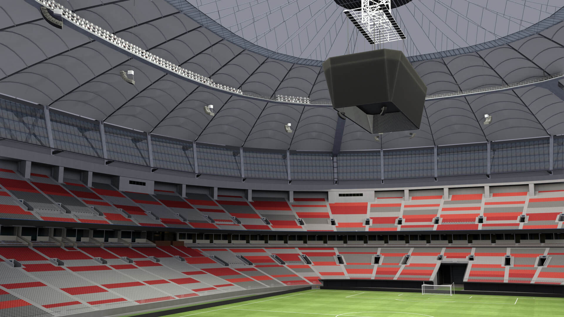 BC Place Stadium - Vancouver - Canada 3D model_7