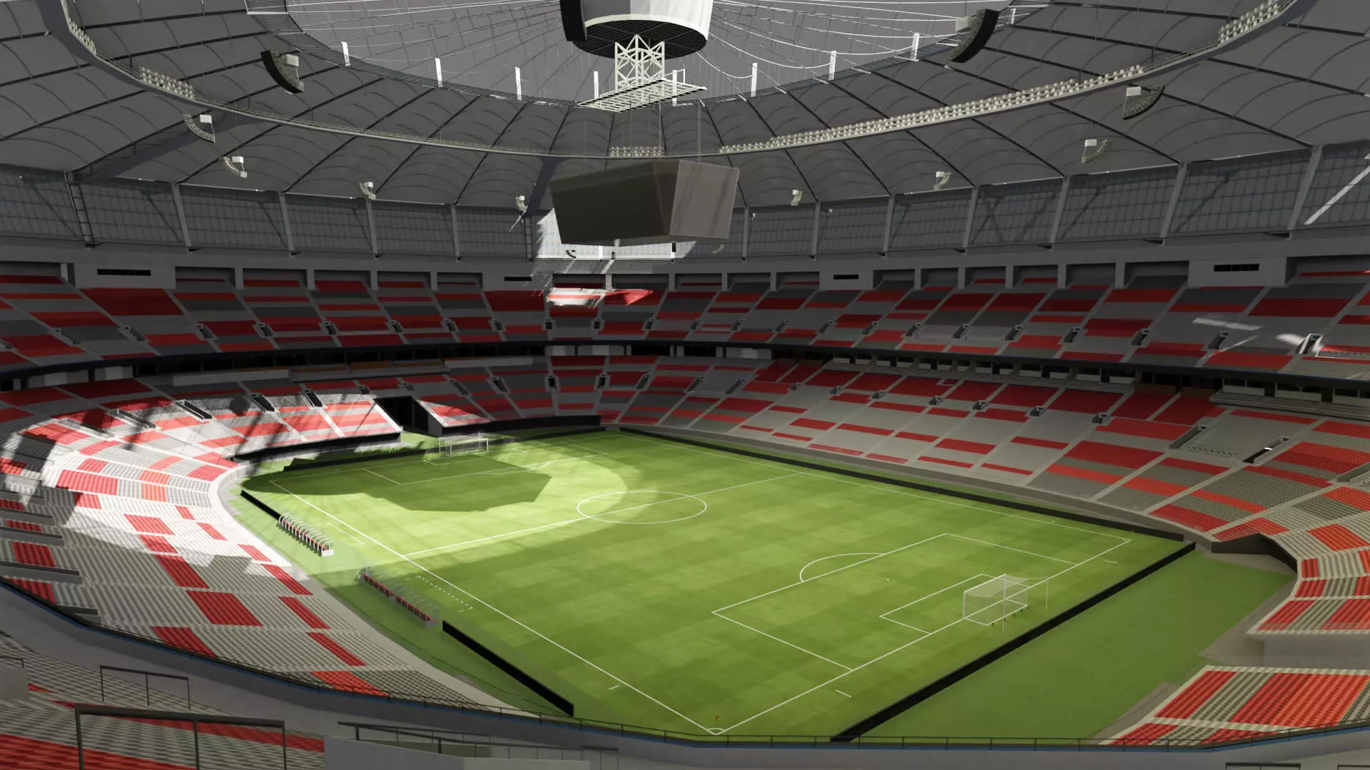 BC Place Stadium - Vancouver - Canada 3D model_0