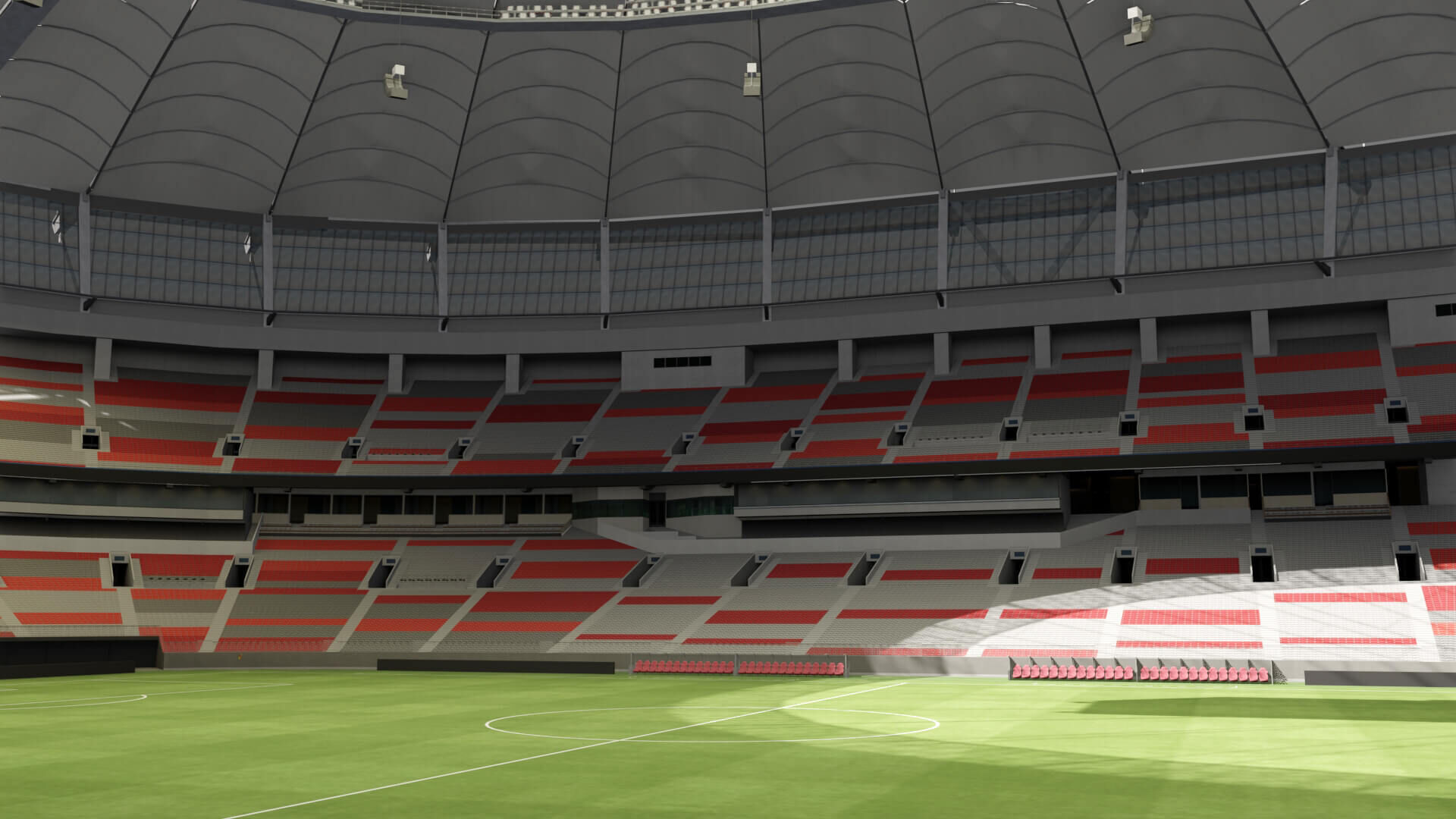 BC Place Stadium - Vancouver - Canada 3D model_6