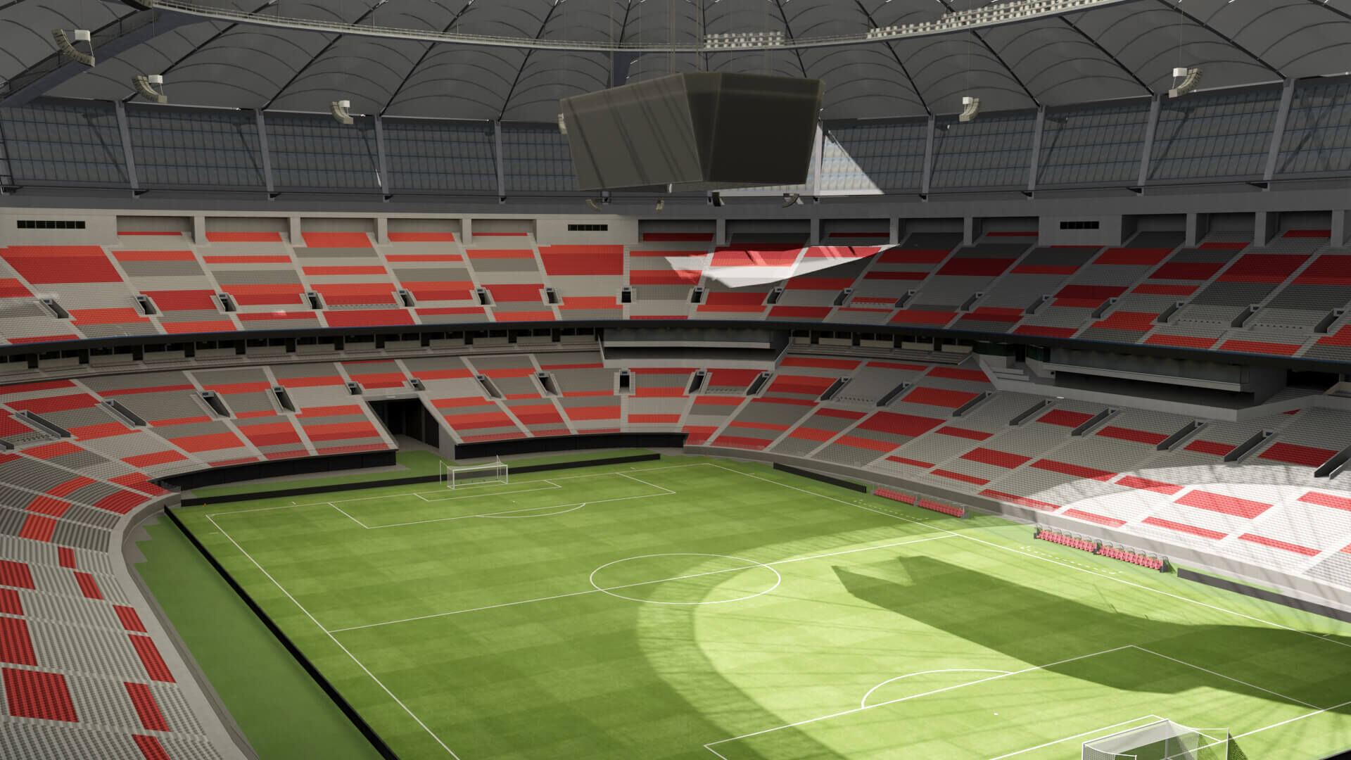 BC Place Stadium - Vancouver - Canada 3D model_3