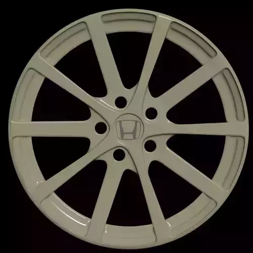 Car rim 6 Low-poly 3D model