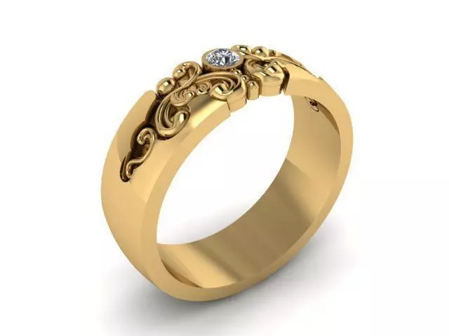 Ring T00707 3D print model_0