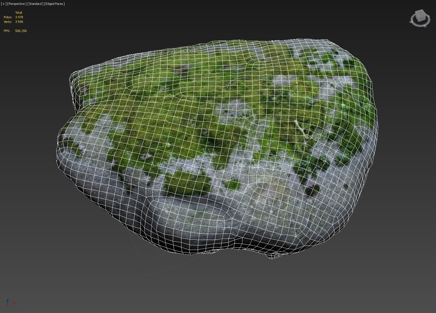 3d scanned nature stone 41 Low-poly 3D model_5
