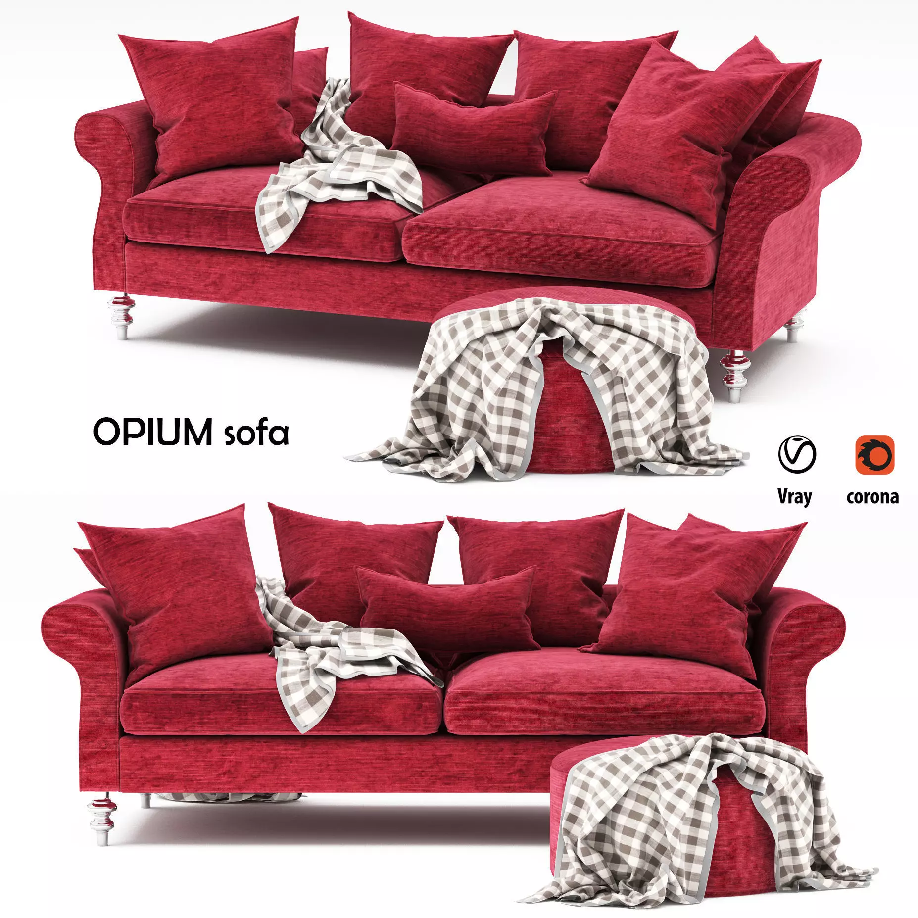 OPIUM sofa 3D model_0