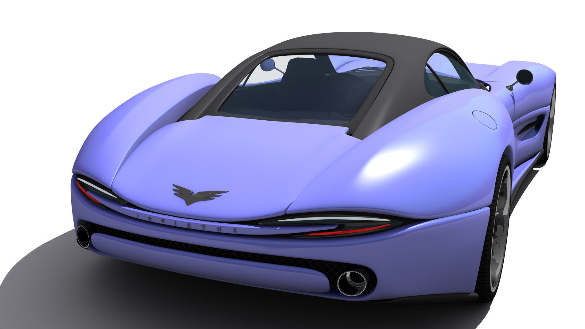 Invictus Sports Car Concept 3D model_7