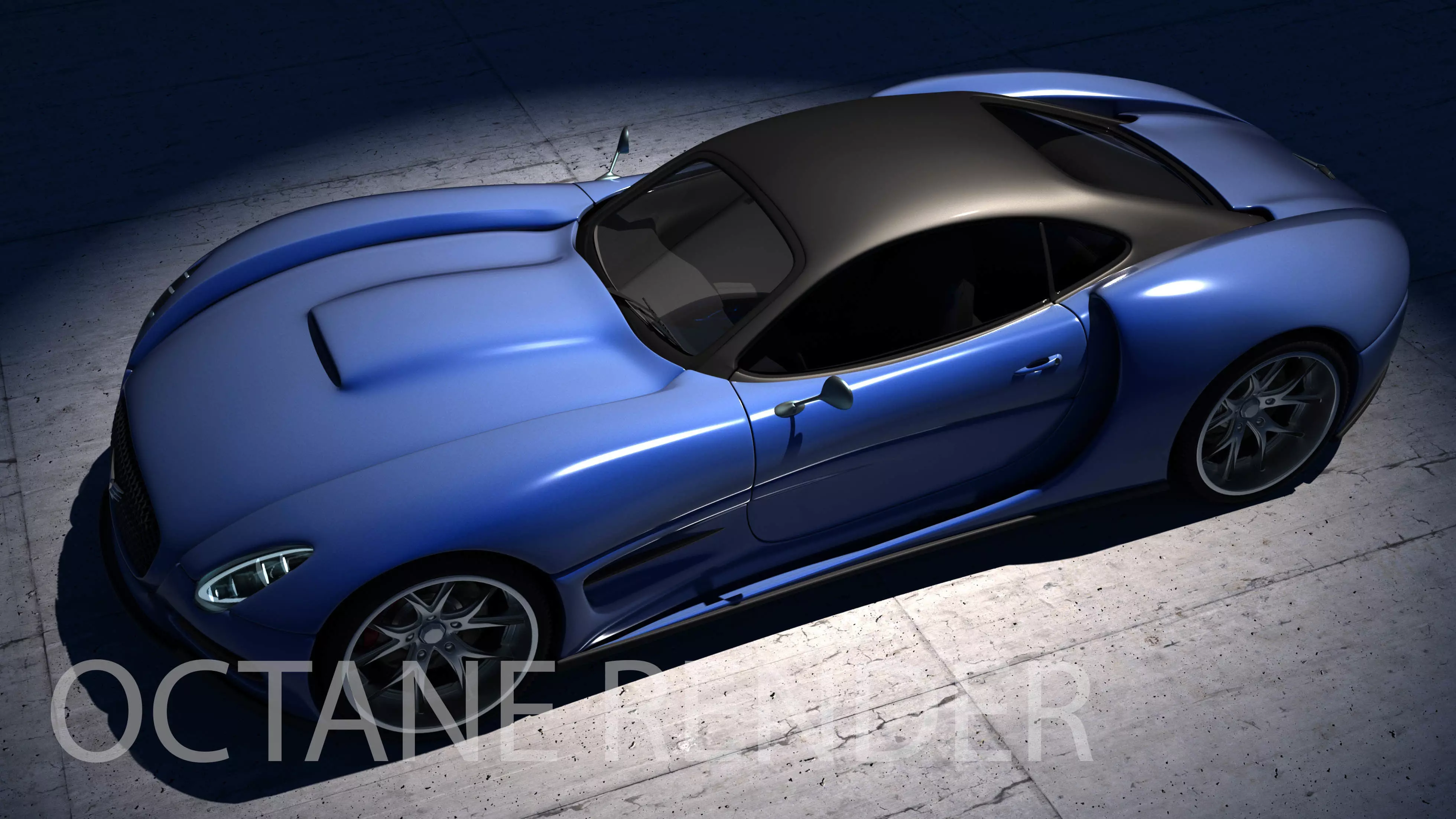 Invictus Sports Car Concept 3D model_0