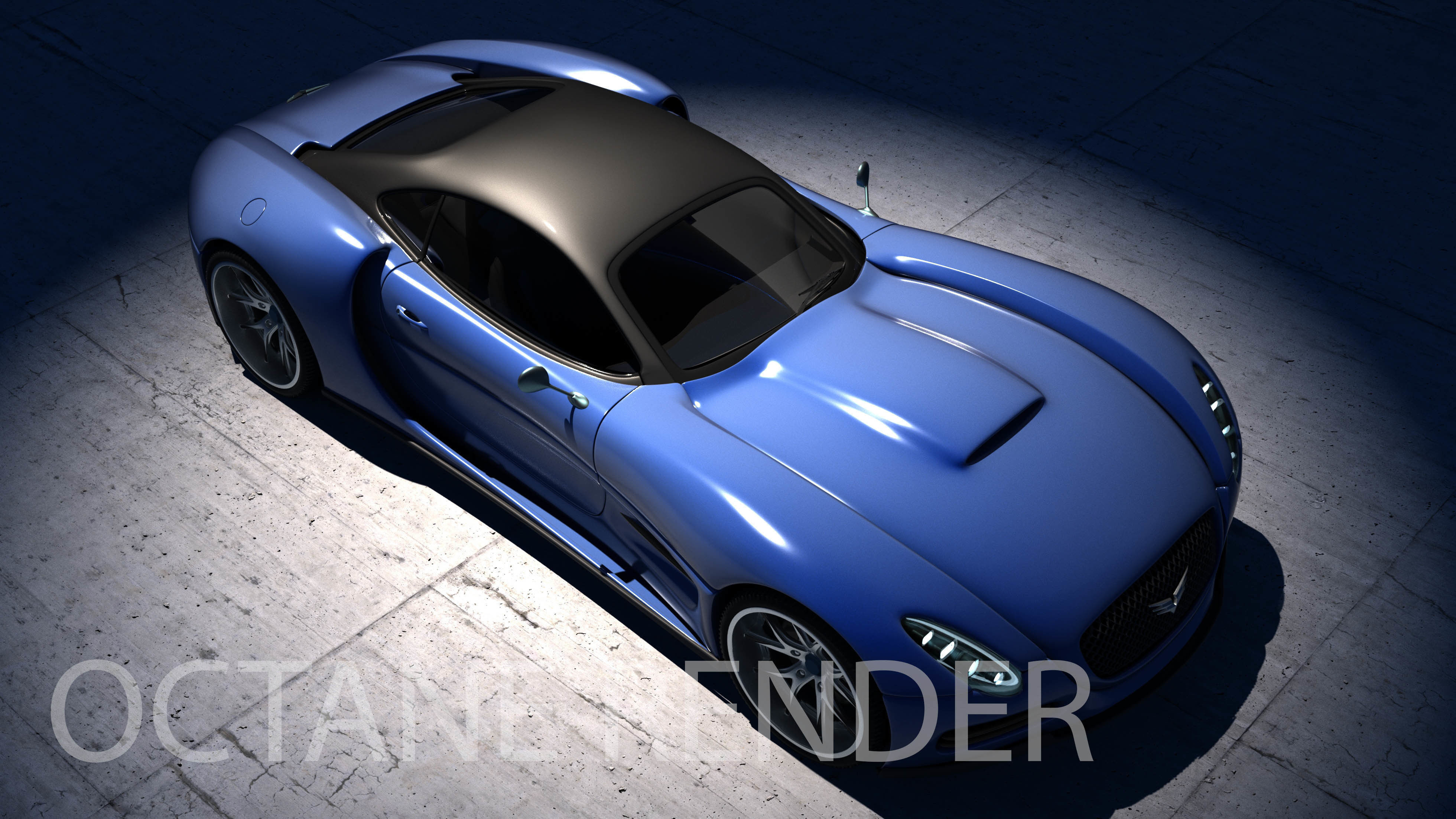 Invictus Sports Car Concept 3D model_23