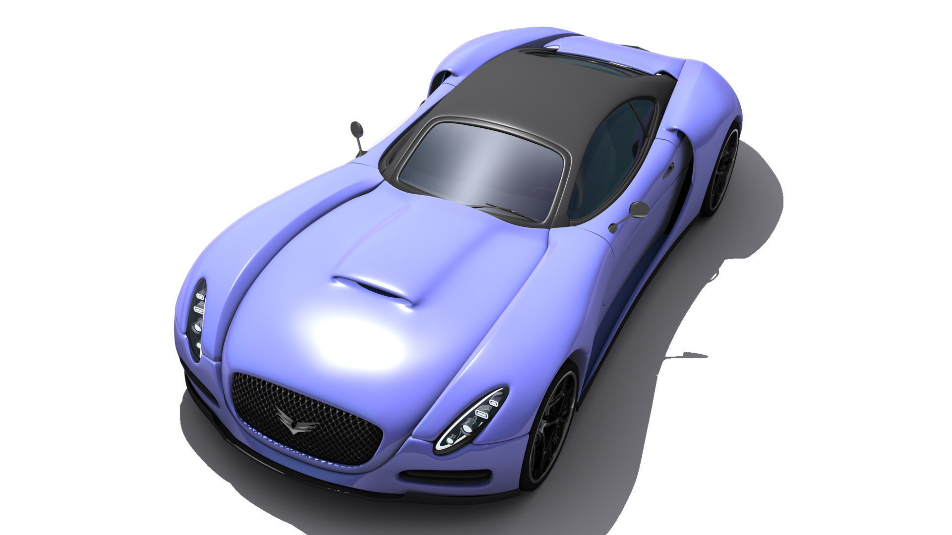 Invictus Sports Car Concept 3D model_2